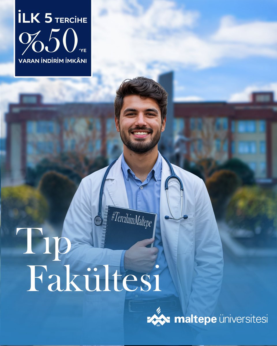 MaltepeEduTr's tweet photo. Tıp Fakültesi’mizde sadece doktorlar değil, geleceğin bilim insanları yetişiyor.

Laboratuvarlardan kampüse uzanan bu yolculukta sen de yerini al!

📅 16 Temmuz – 11 Ağustos
🕗 08:30 – 18:00
📌 Marmara Eğitim Köyü, Kültür Merkezi

#TercihimMaltepe #MaltepeÜniversitesi https://t.co/zaPRhh5bOP