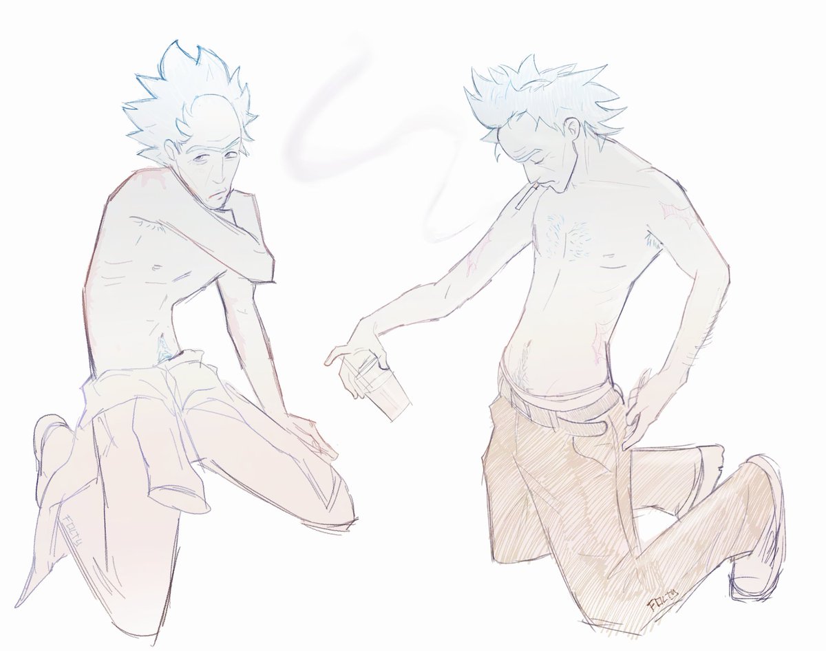 FFolty's tweet image. Soft Sketches
#RickSanchez #RickandMortyfanart
