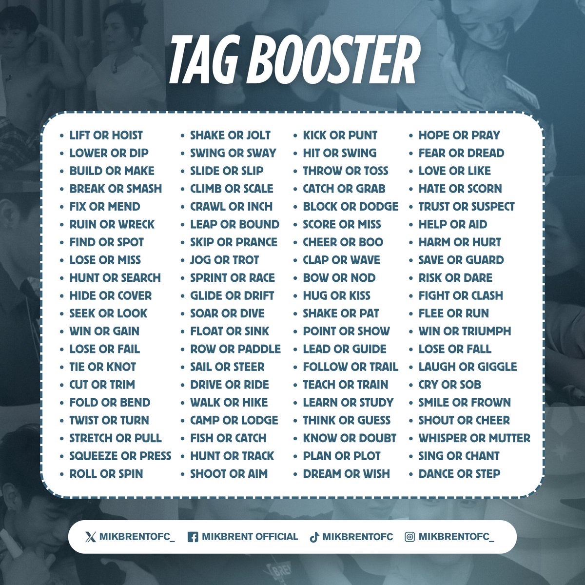 mikbrent_trends's tweet image. ONE THOUSAND REPLIES CHALLENGE
Be reminded of the TP rules and include our tagline with pictures. Thank you, MENTies!
• No numbers
• No emojis
• No all caps
• At least three words per tweet
• Engage with big accounts
MIKBRENT KALUGURAN DAKA