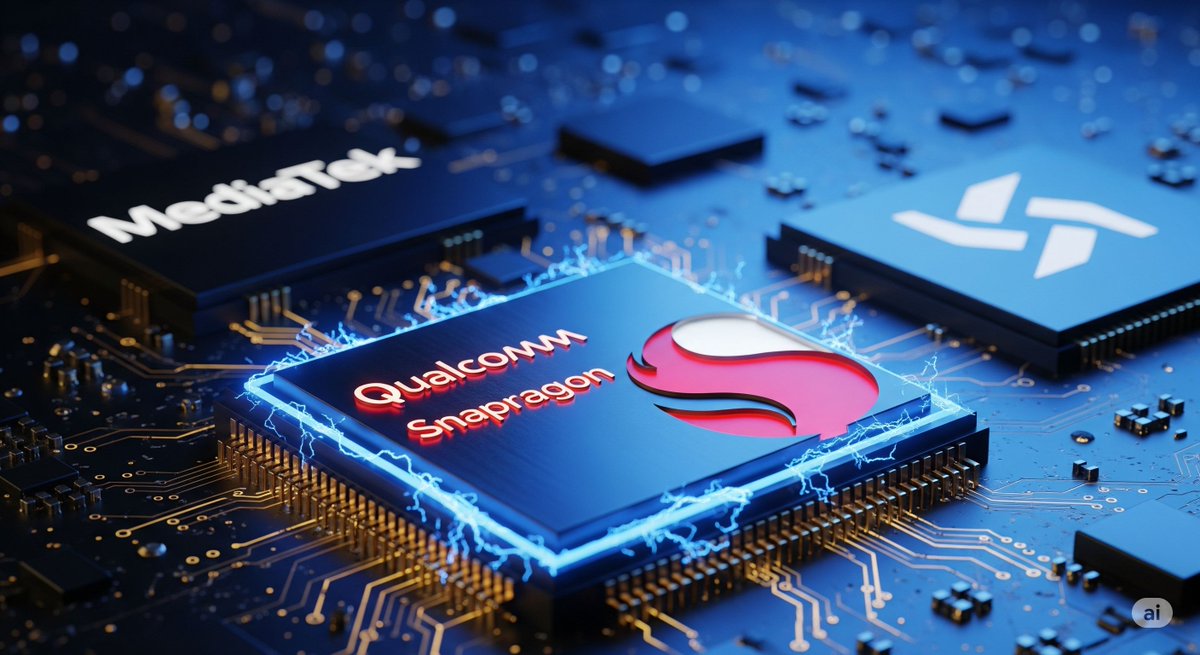 HardwarePremium's tweet photo. 🔥 Qualcomm lo hace otra vez: el nuevo #Snapdragon8Elite2 alcanza los 4.74 GHz y deja al #Dimensity9500 en evidencia. ¿Lo veremos en el #GalaxyS26? #Qualcomm #AndroidPower #Chips https://t.co/xQPVO1ukZO