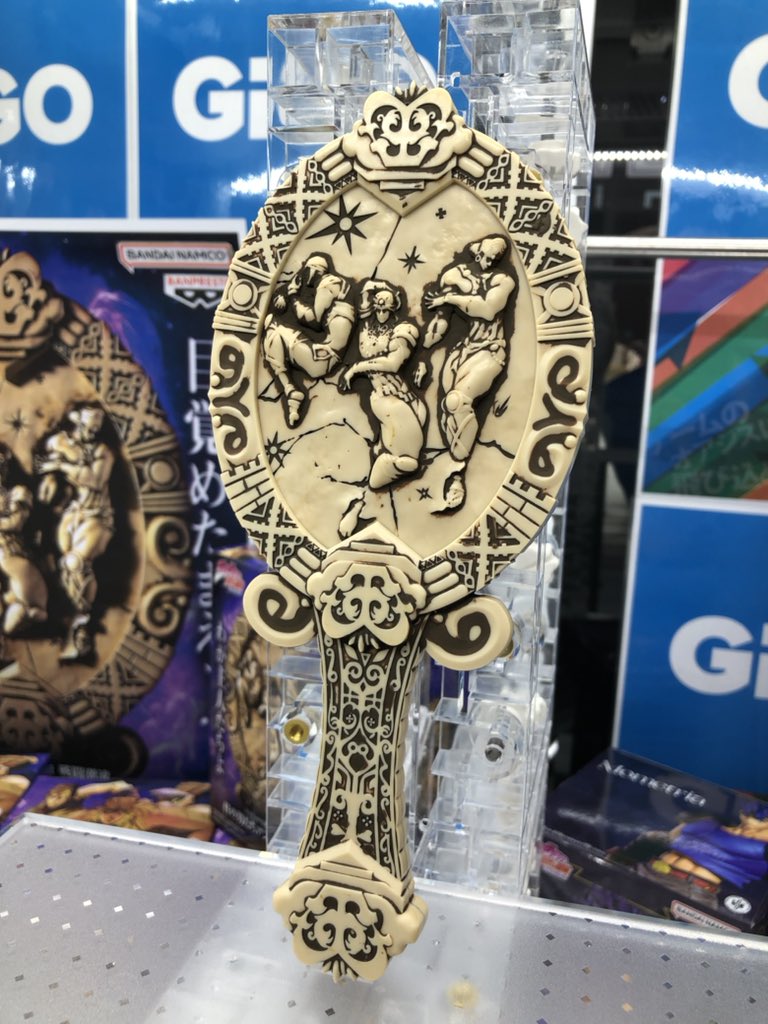 GiGO_Rifu's tweet image. 『ジョジョの奇妙な冒険 戦闘潮流 柱の男たちアンティーク風ミラー』入荷いたしました！
ジョジョの奇妙な冒険 戦闘潮流に登場する
ワムウ、エシディシ、カーズが、アンティーク風ミラーとなって登場です！
#GiGO利府