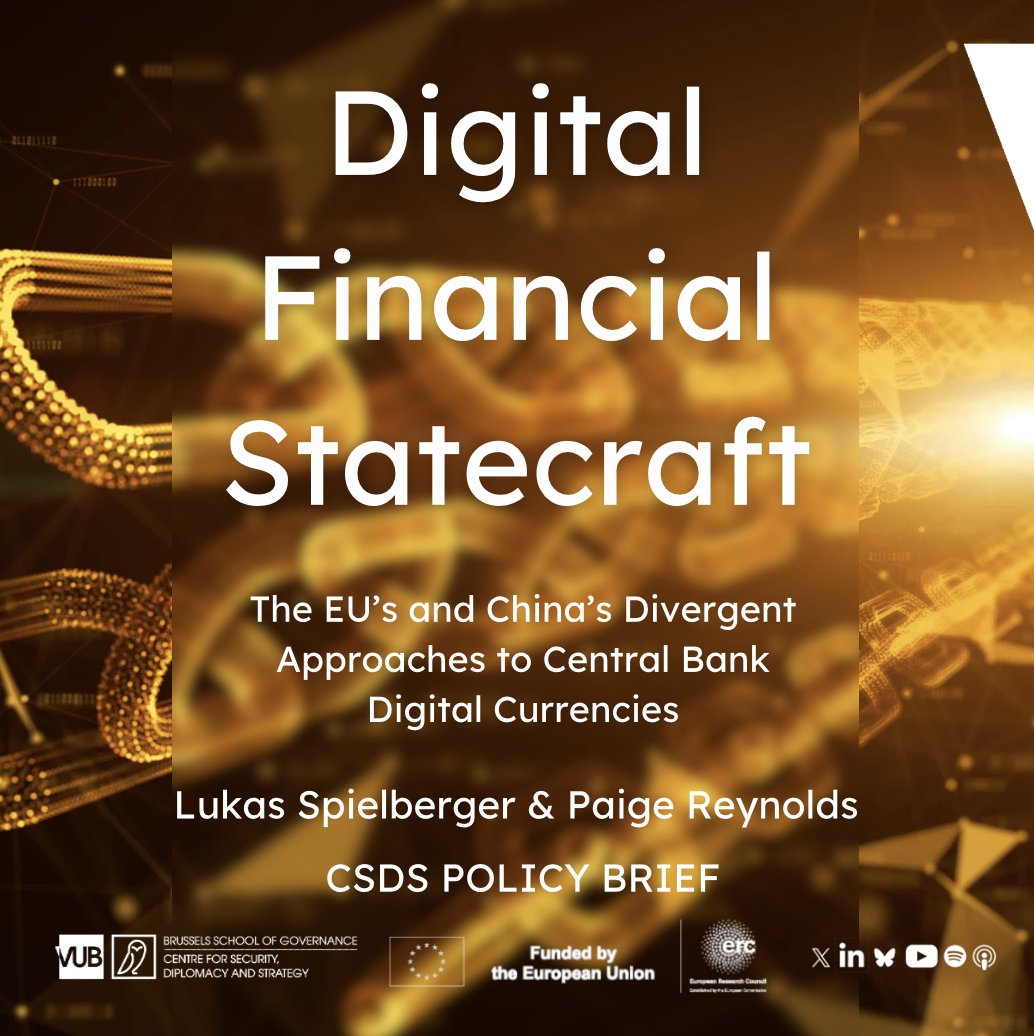 CSDS_Brussels's tweet image. "China seeks to replicate the full financial cycle of the petrodollar system by developing a mechanism for oil exporters to reinvest yuan revenues into the Chinese economy, again using digital yuan infrastructures"
Read🔸 csds.vub.be/publication/di… #digital #china #currencies