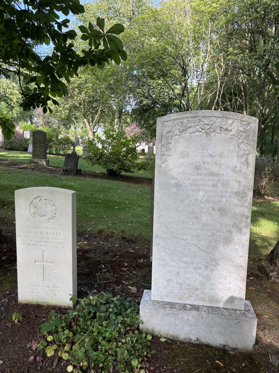 Dave Dykes (@pamemorial) on Twitter photo A lovely evening at #Dunfermline cemetery yesterday. Still places available for the Free <a href="/CWGC/">Commonwealth War Graves</a> tour at this beautiful cemetery on Saturday 23 August, 11.00am. Hear their stories & keep their memory alive.
Every Story
For Evermore
eventbrite.co.uk/e/cwgc-tours-2… A lovely evening at #Dunfermline cemetery yesterday. Still places available for the Free <a href="/CWGC/">Commonwealth War Graves</a> tour at this beautiful cemetery on Saturday 23 August, 11.00am. Hear their stories & keep their memory alive.
Every Story
For Evermore
eventbrite.co.uk/e/cwgc-tours-2…