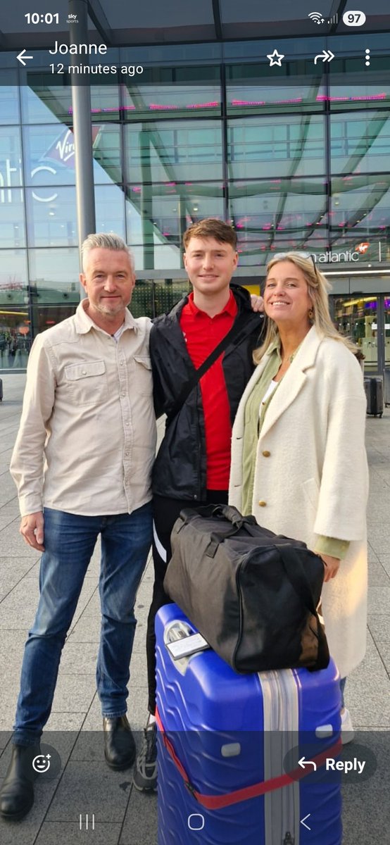 Up early today at 4am to see off our youngest son <a href="/louiselsom1/">Louis Elsom</a> as he returns to the US after summer break and a new D2 college NPC in Arkansas. He has had a great time so far and achieved so much in his studies and "soccer" over there so looking forward to further progress
