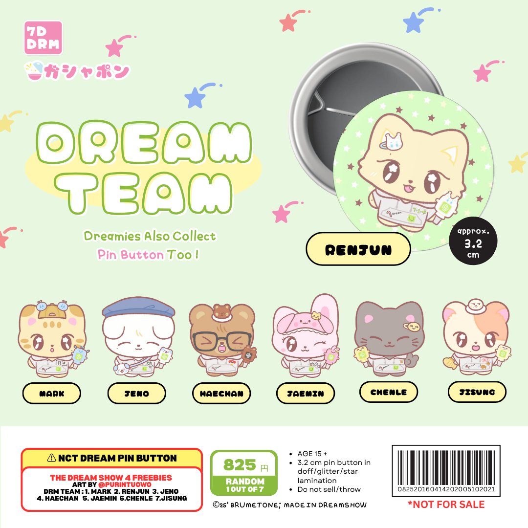 【pls kindly RT】
freebies ─ #THEDREAMSHOW4_in_JKT
◟by <a href="/brumetone/">🍨</a>

／
⋆˙‧✩ 𝗗𝗥𝗘𝗔𝗠 𝗧𝗘𝗔𝗠 ₊‧˙⋆
   7dream pin button
        （税込825円）
＼

⋆ random 1/7
⋆ 27/9 - 28/9
⋆ rt &amp; show this tweet w/ ur drmgoods

#NCTDREAM_THEDREAMSHOW4_JAKARTA

一 details below 👇