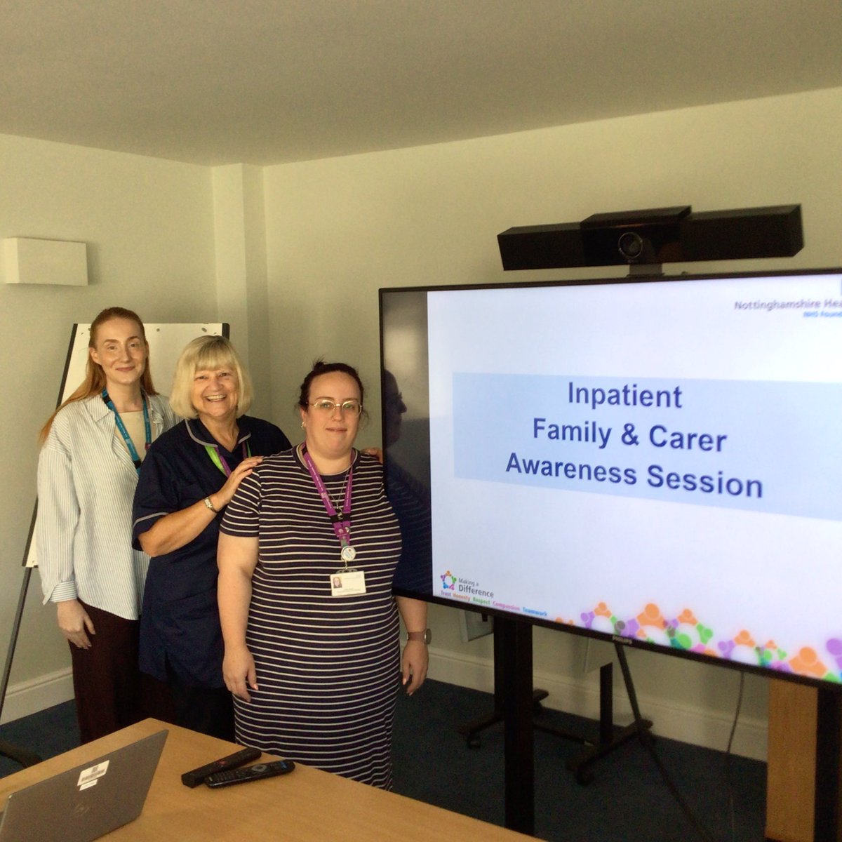 Family Interventions (@familywork123) on Twitter photo <a href="/NottsHealthcare/">Nottinghamshire Healthcare</a> <a href="/Familywork123/">Family Interventions</a> Chloe, Andrea and Claire ready to deliver the Family and Carer Awareness session to Highbury Hospital inpatient staff <a href="/IEVNottsHC/">InvolveNottsHC</a> <a href="/MeridenFamily25/">Meriden Family Programme</a> <a href="/trevorclower/">Trevor Clower BEM</a> <a href="/mmckenz11/">matthew mckenzie FRSA BEM</a> #family #carer #FridayVibes <a href="/NottsHealthcare/">Nottinghamshire Healthcare</a> <a href="/Familywork123/">Family Interventions</a> Chloe, Andrea and Claire ready to deliver the Family and Carer Awareness session to Highbury Hospital inpatient staff <a href="/IEVNottsHC/">InvolveNottsHC</a> <a href="/MeridenFamily25/">Meriden Family Programme</a> <a href="/trevorclower/">Trevor Clower BEM</a> <a href="/mmckenz11/">matthew mckenzie FRSA BEM</a> #family #carer #FridayVibes