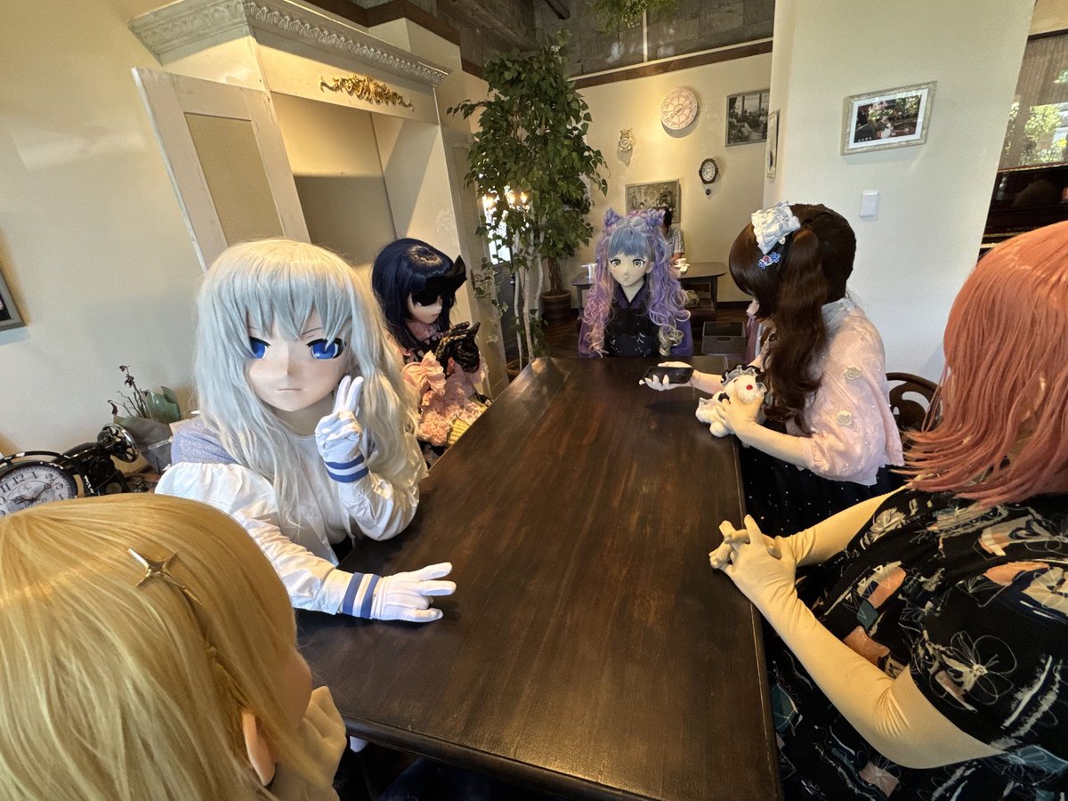 皆でお茶会🎵