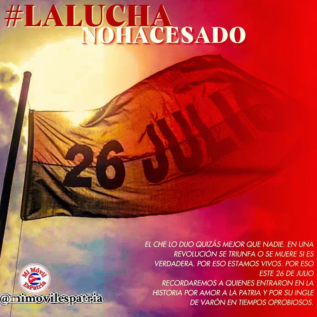 Los sucesos del Moncada dejaron una impronta en esta isla revolucionaria #LaLuchaNoHaCesado
#BuenosDiasMundo🌻
#MiMóvilEsPatria