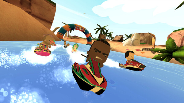 culturadigicat's tweet photo. 🌊Ja és aquí "Smoots Crazy Wave" de @KanedaGamesSL!
Curses sobre l’aigua, multijugador local per a 4, i modes com Slalom, Battle Royale i Time Trial!

🔗https://t.co/FqUb2yHPAs https://t.co/KLxoDQfohD