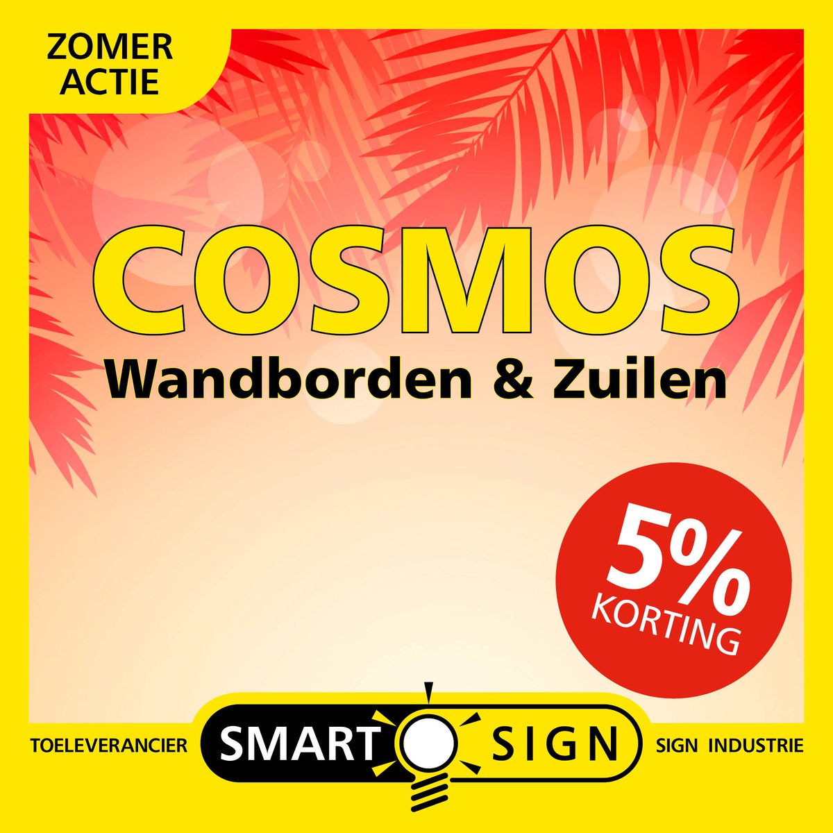 Smart_Sign's tweet image. Nog 1 maand zomeractie!

Ontvang 5% korting op alle Cosmos wandborden en zuilen tot en met augustus. Perfect moment voor een frisse upgrade van je signing!

👉 info@smart-sign.nl | smart-sign.nl
#Cosmos #zomeractie #signmaker #smartsign