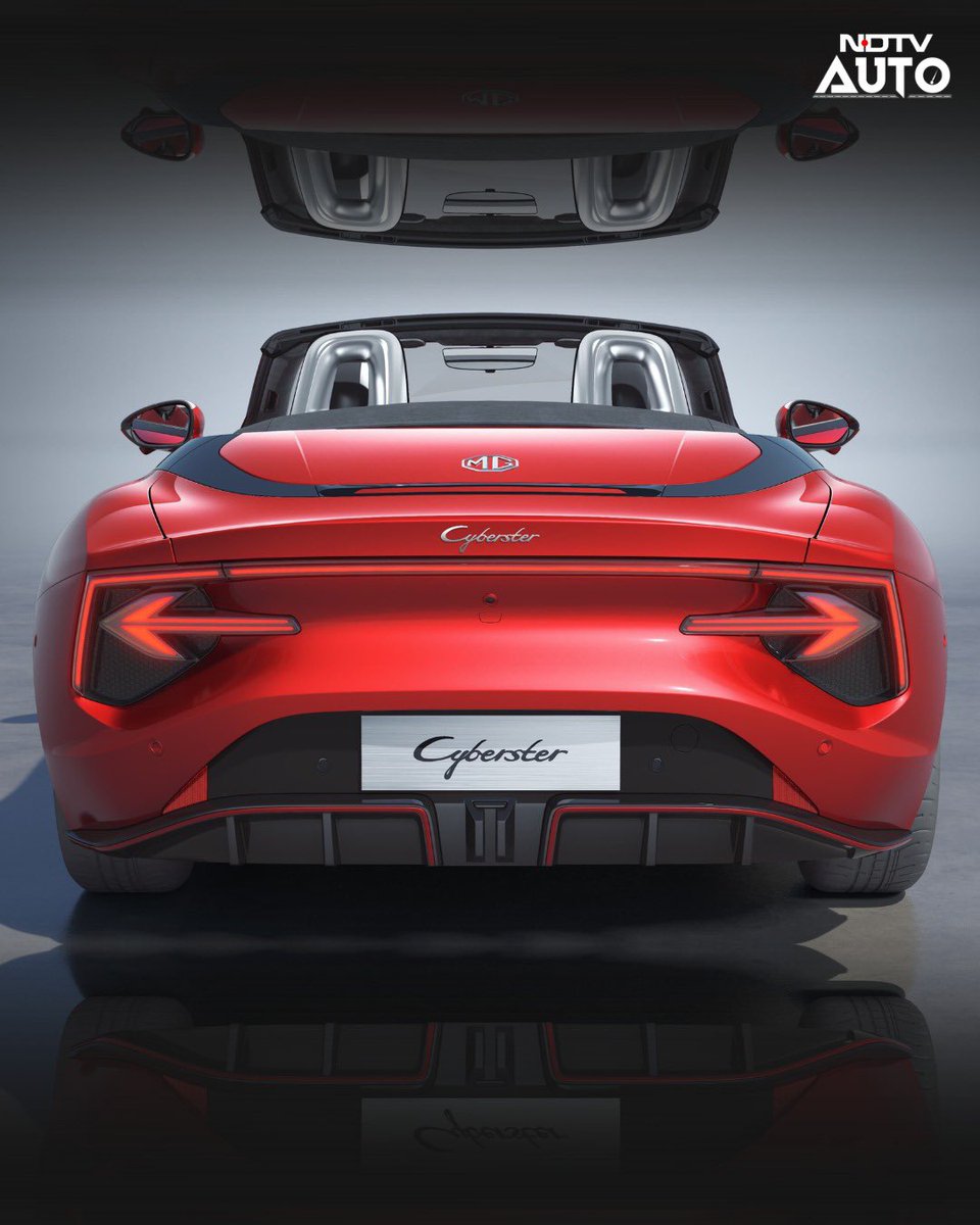 AUTONDTV's tweet image. MG Cyberster Launched In India At Rs 75 Lakh: Specs, Top Speed, Features, Design
Read:ndtv.com/auto/mg-cybers…