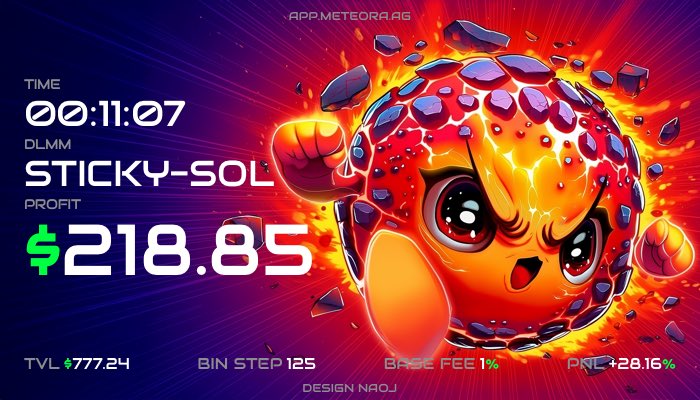 AlekssRG's tweet image. let’s go #LPArmy 🎒one side $sol DLMM