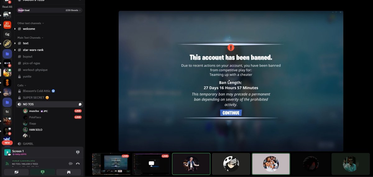 polofacee's tweet photo. i got 28d @Eddieismf got me banned all love for him tho hes got bigger things to worry about but i wont be able to play till next major in feb @WorthyRGN sorry i couidnt have prevented this in anyway i didnt know https://t.co/BqP9pBuYAi