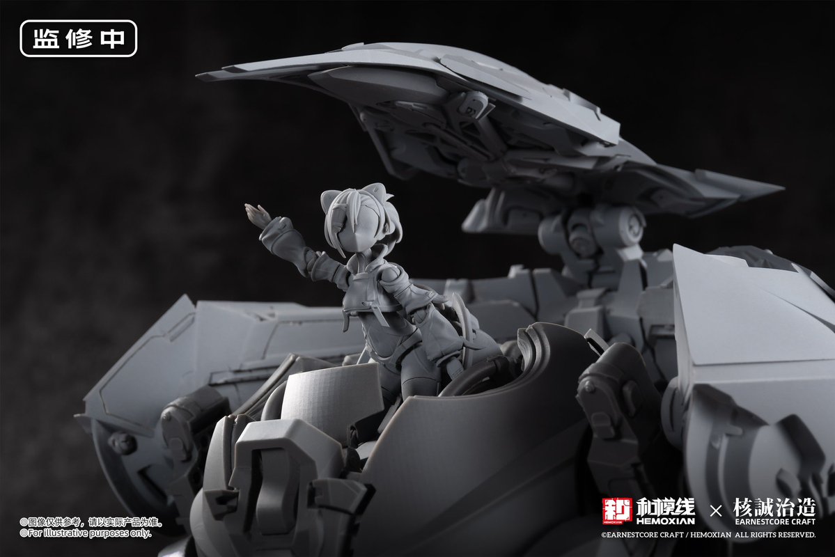 kotobukiya_p's tweet image. 2025年コラボ商品【@和模線×核誠治造】
1/24スケール セミ組み立てモデル
『最終惑星』【巡星Sentinel】
本製品は、コトブキヤが日本国内の販売代理を務めさせていただきます。
続報をお待ちください!
#和模線 #核誠治造 #最終惑星