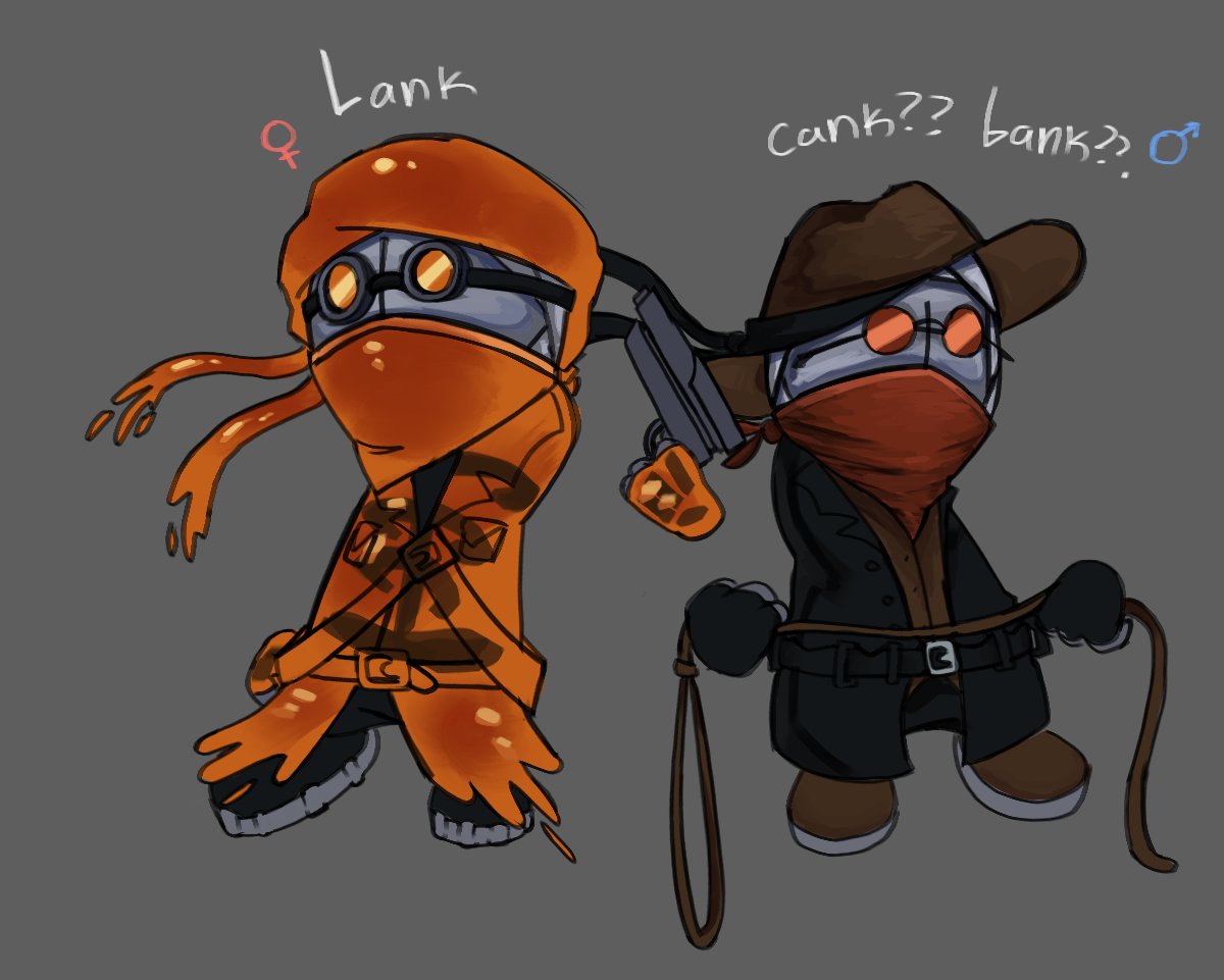 unicornfarts276's tweet image. I had a dream about 2 hank variants named lava hank and bandit/cowboy hank so I drew them
say hi to my hanklings
#madnesscombat #madnesscombathank