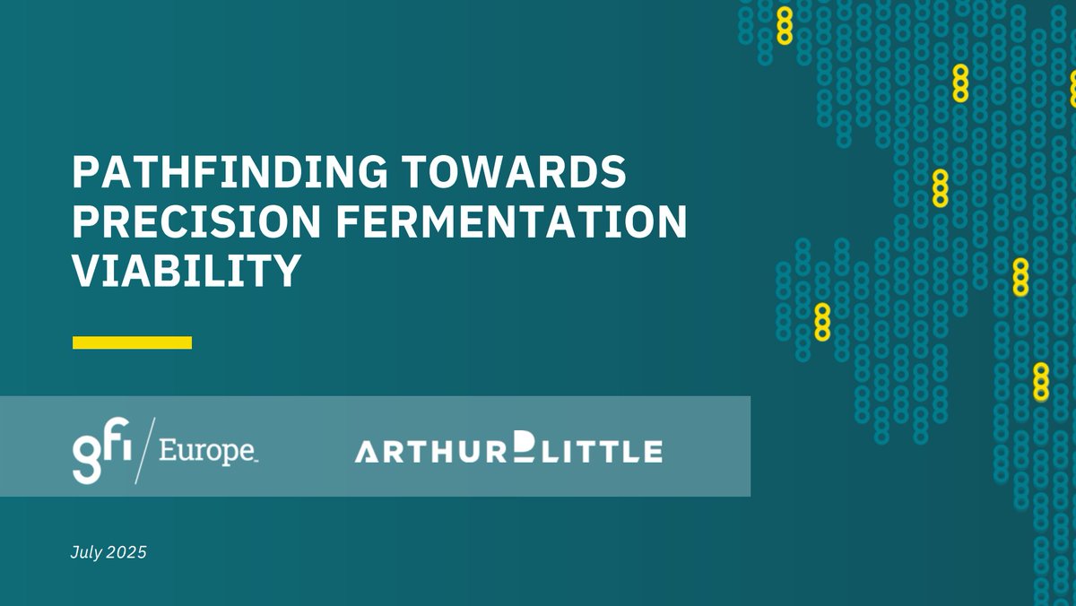 📝 New resource - Our new report seeks to help bridge the 'valley of death' in precision fermentation with the help of strategic target outputs, developed in partnership with Arthur D. Little Consultancy. 

Learn more: gfieurope.org/resource/pathf…
