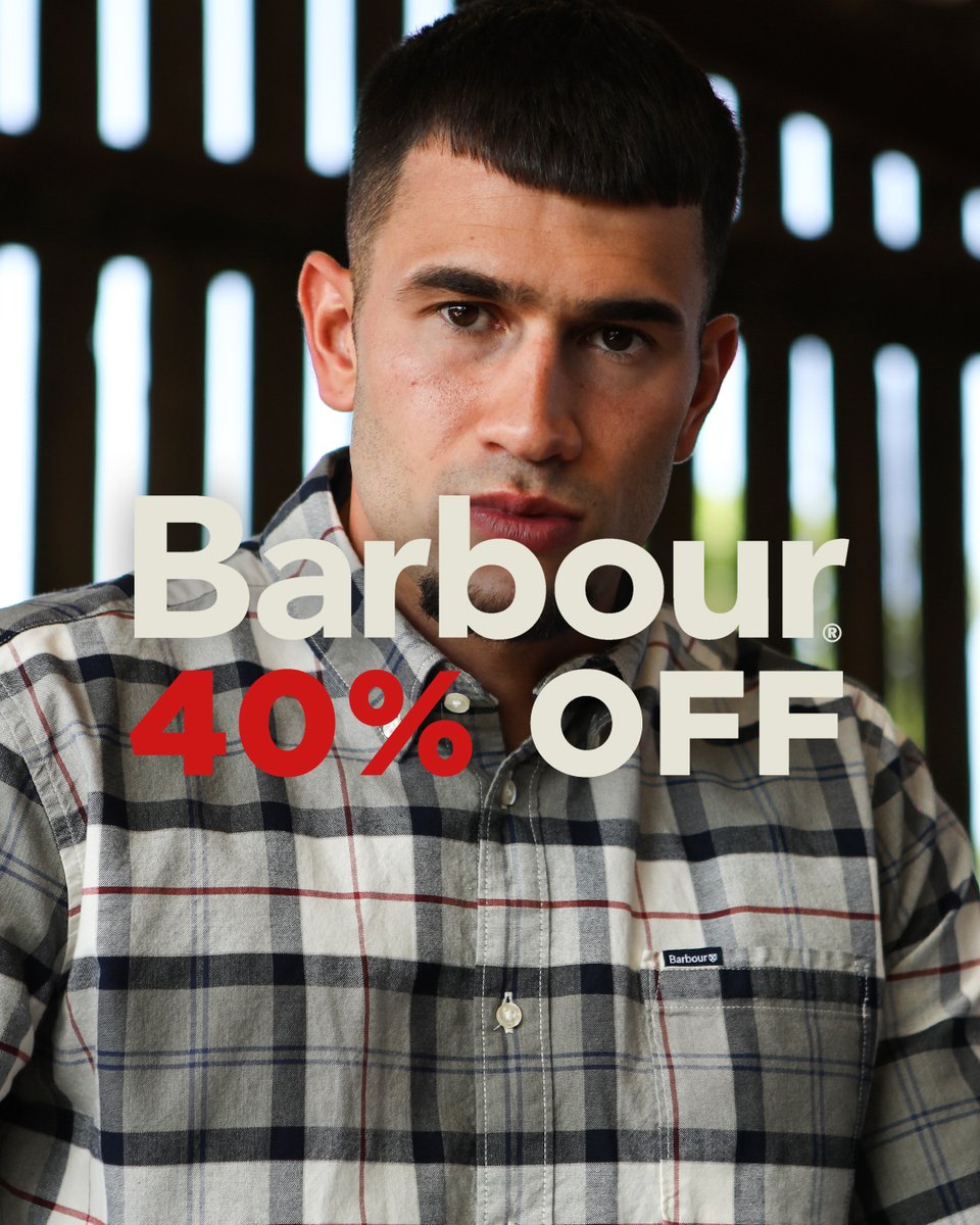 Terraces_Store's tweet image. ALL Barbour sale now slashed to 40% off or more! 💥
🔗 bit.ly/barboursale25
#terraces #menswear #sale
#barbour #summersale #ss25