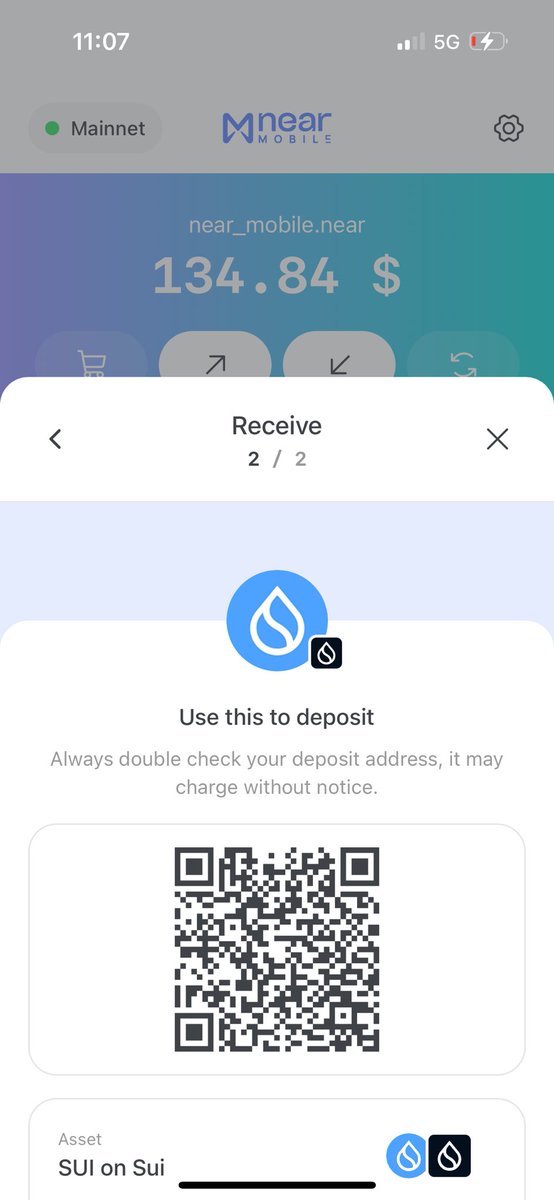 📲 The first 100 that Like &amp; RT this post and comment with an screenshot of their SUI address on NEAR Mobile will receive 0.1 $SUI.  

Only available on the latest version 👉🏻 nearmobile.app 

Account creation is free 😉