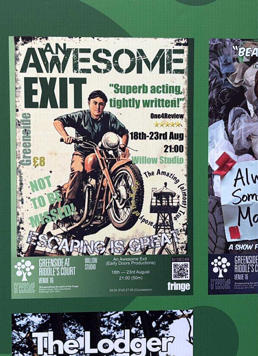 And we are up in town!

<a href="/edfringe/">Edinburgh Festival Fringe</a> 
@greensidevenues