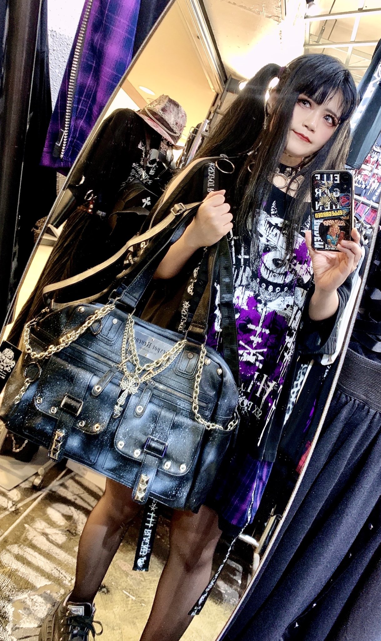 XXX_KAO★カジュアルハイローヘムVネックトップス★L★他全2点set シフォンセットアップドレス/谷間見せ/背中見せ/キャミソール