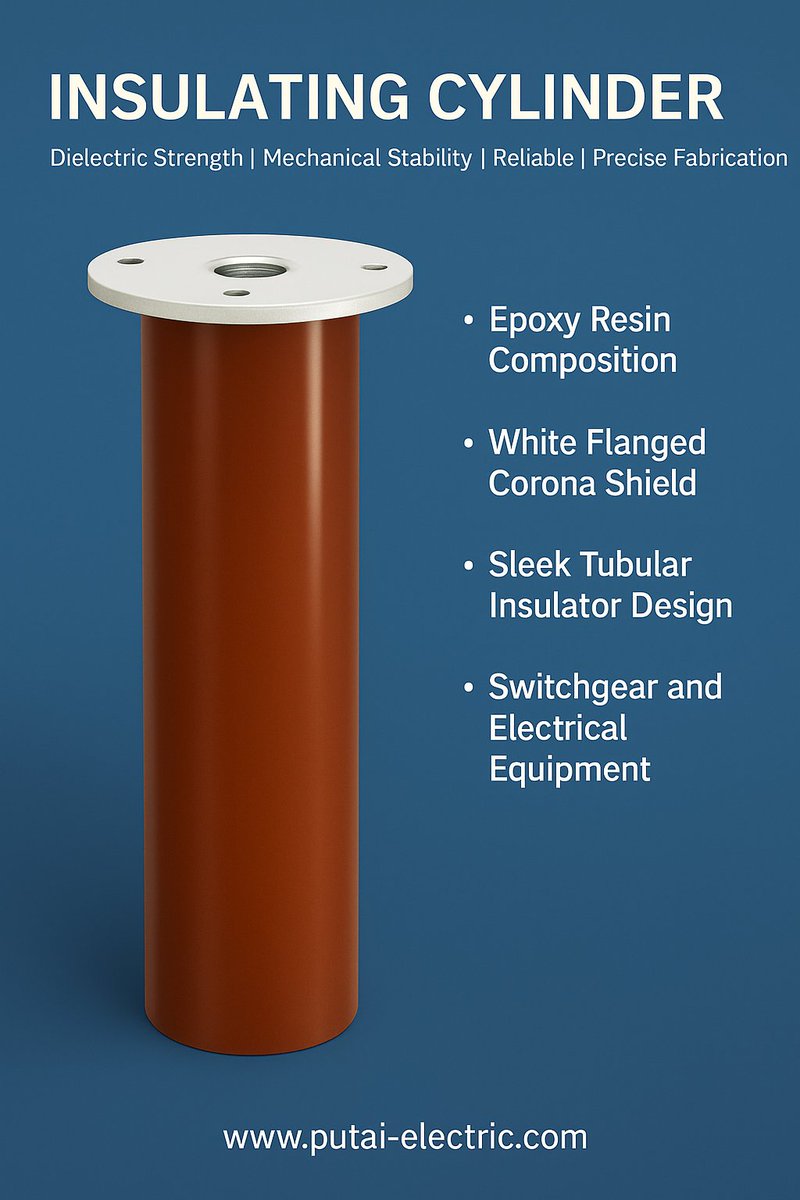 putai_electric's tweet image. 🔴Introducing our High-Performance Insulation Cylinder
✅ Epoxy resin Material
✅ applications: GIS, VCB, and RMU 
Contact us: putai-electric.com/info@putai-ele…
#insulationcylinder #epoxyinsulator #switchgearsolutions #highvoltageequipment #putaielectric #electricalengineering