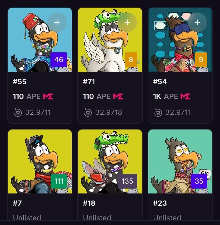 ALBATROSS REVEAL IS HERE 🚨
Art is LIVE - Check what you got &amp; TAG your friend who didn't Mint yet 🦍 Like &amp; Retweet ⤵️

Mint Price: 29 $APE (yes, we dropped it so JOIN THE FLOCK)
Already minted for 33 $APE? 
5 $APE airdrop coming to you 💸

💎 1/1 Holders get:

- 3D version for