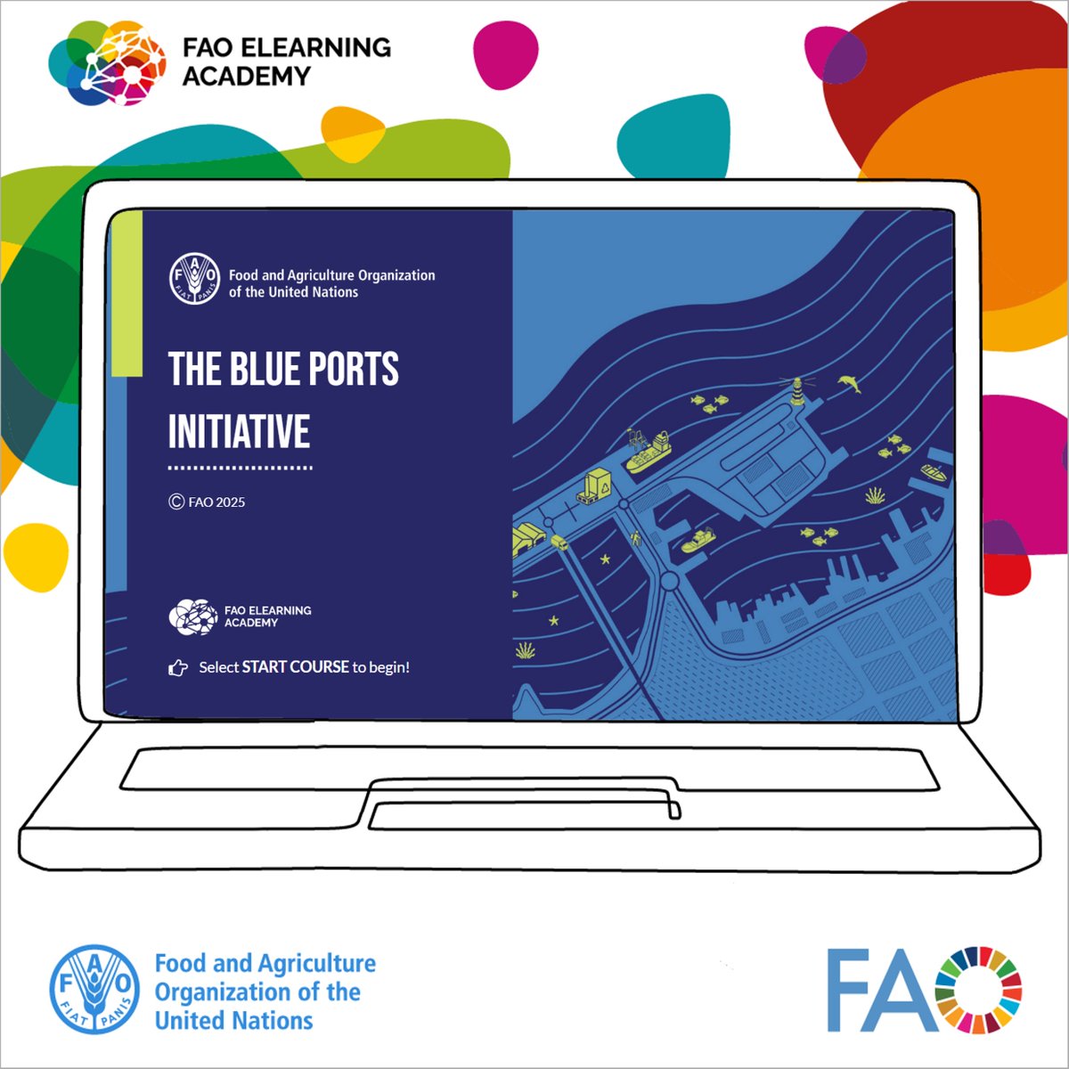 FAOfish's tweet image. Fishing ports can become strategic hubs for social, economic & environmental sustainability.
@FAOfish’s #BluePortsInitiative shows you how in this free, certified #eLearning course.
Work in a port authority or fisheries❓
Enrol now 👉 elearning.fao.org/course/view.ph…