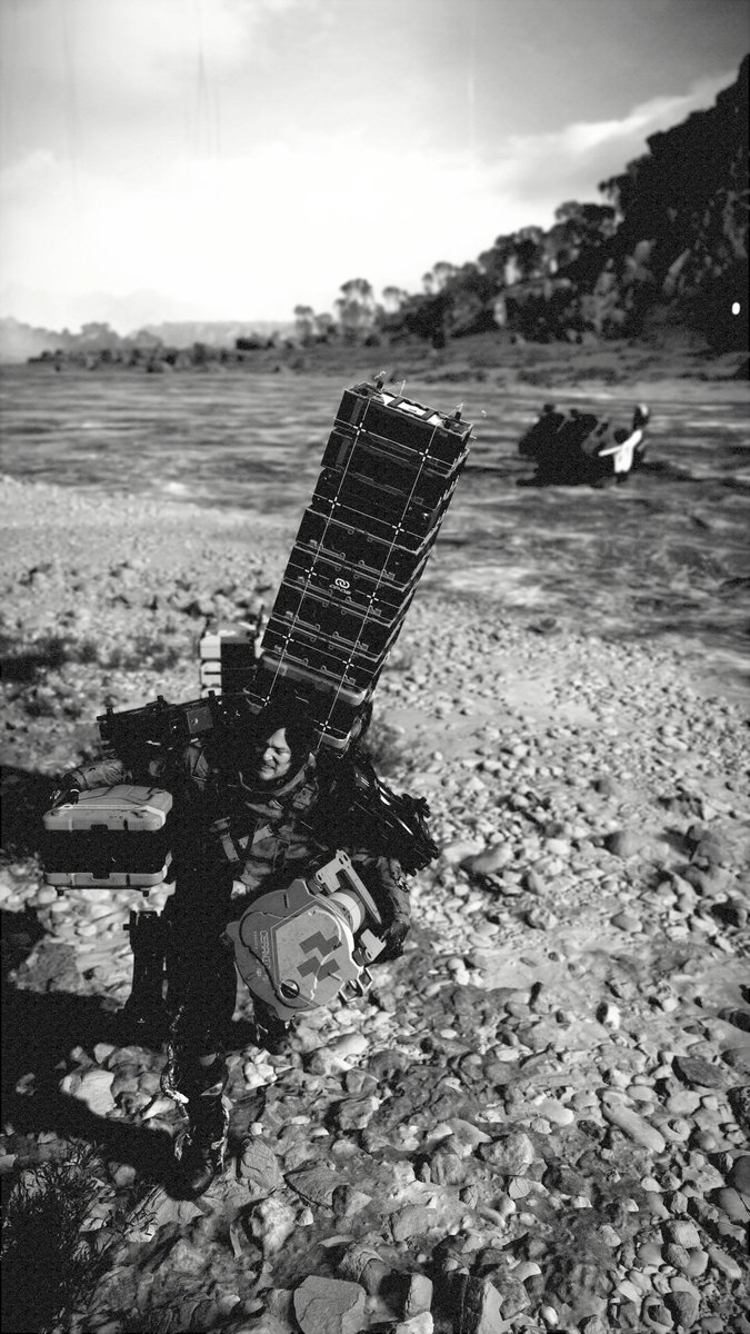 chiyoko60107's tweet image. 人の力だって必要さ！
#DeathStranding2 
#DS2Photomode 
#DS2