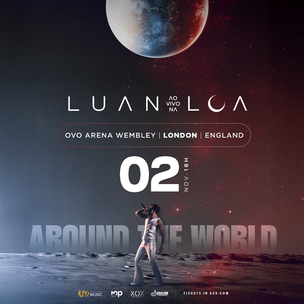 OVOArena's tweet image. βΌοΈ ON SALE NOW - @luansantana will head to @OVOArena Wembley on 2 November 2025.
ποΈ Tickets: spr.ly/6012fzrms
π Premium Experiences: spr.ly/6013fzrmt
