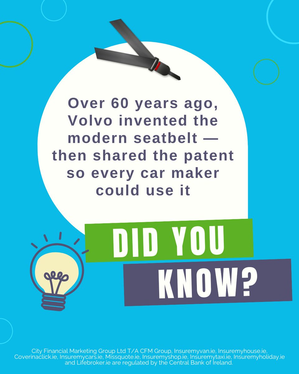 Today, seatbelts save over 15,000 lives every year worldwide! 🤯

#coverinaclick #carfacts #didyouknow #drivingfacts #ad