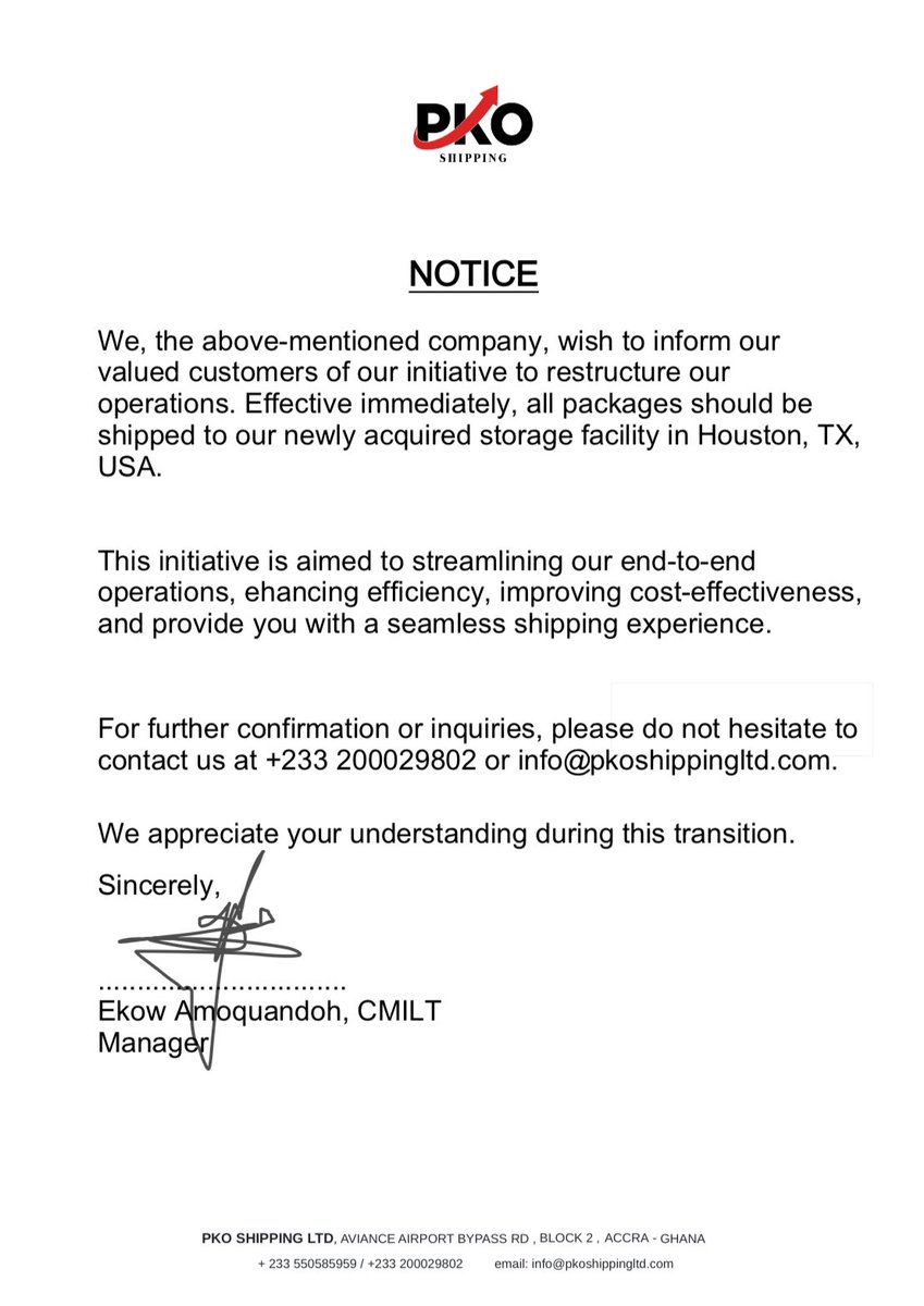 PKO SHIPPING LTD tweet media