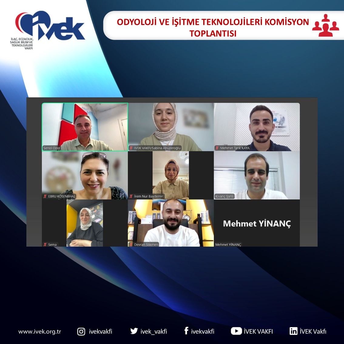 Genç İVEK olarak İVEK Vakfı Odyoloji ve İşitme Teknolojileri Komisyonu Toplantısı'na katılım sağladık.