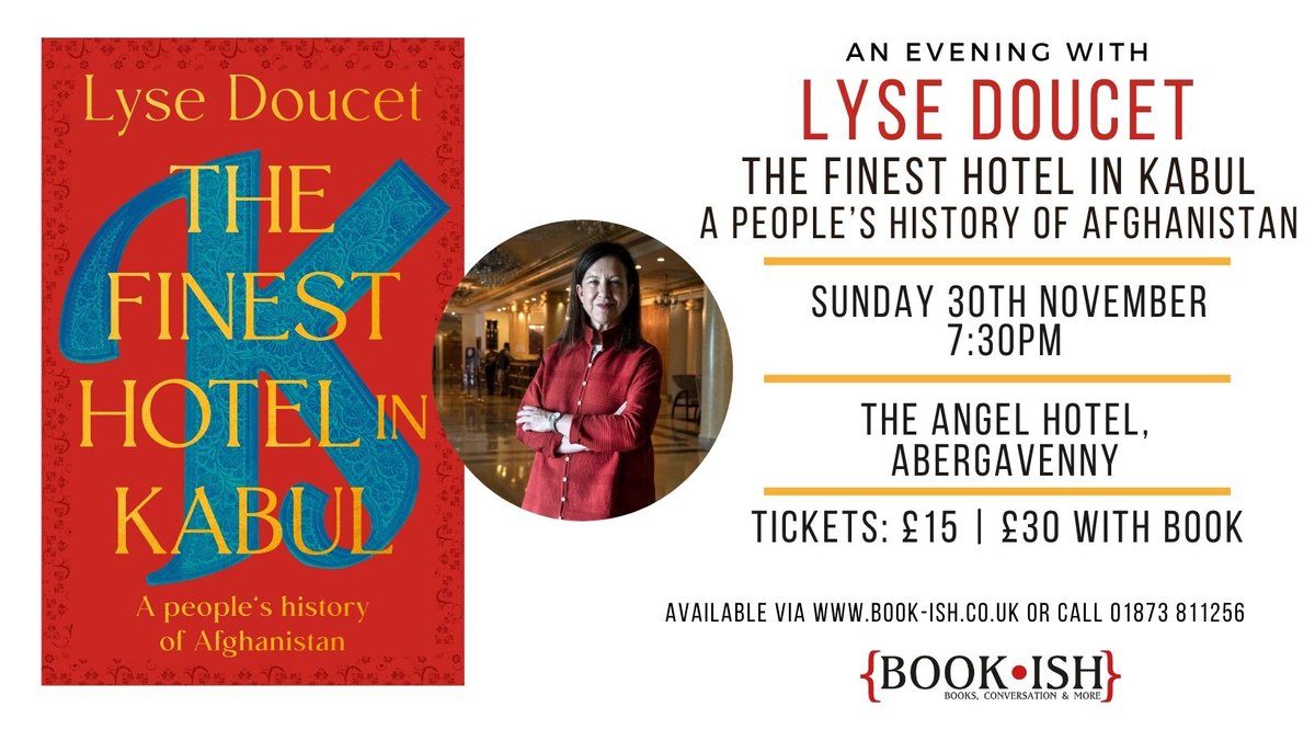 Book-ish 📚 (@bookishcrick) on Twitter photo Absolutely thrilled to be hosting an event with a heroine of mine <a href="/bbclysedoucet/">lyse doucet</a> - coming to <a href="/LovetheAngel/">The Angel Hotel</a>, Abergavenny in November to discuss her new book, 'The Finest Hotel in Kabul:A people's history of Afghanistan' with <a href="/phip_mc/">Phillipa Cherryson</a> Absolutely thrilled to be hosting an event with a heroine of mine <a href="/bbclysedoucet/">lyse doucet</a> - coming to <a href="/LovetheAngel/">The Angel Hotel</a>, Abergavenny in November to discuss her new book, 'The Finest Hotel in Kabul:A people's history of Afghanistan' with <a href="/phip_mc/">Phillipa Cherryson</a>