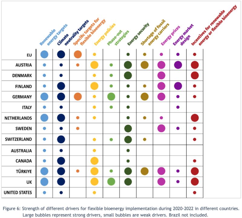 In energy systems with dramatically increasing share of variable energy sources (VRE) like solar and wind, bioenergy has an increasingly important role to play, particularly in fields where alternative renewable energy sources are difficult or costly to provide.