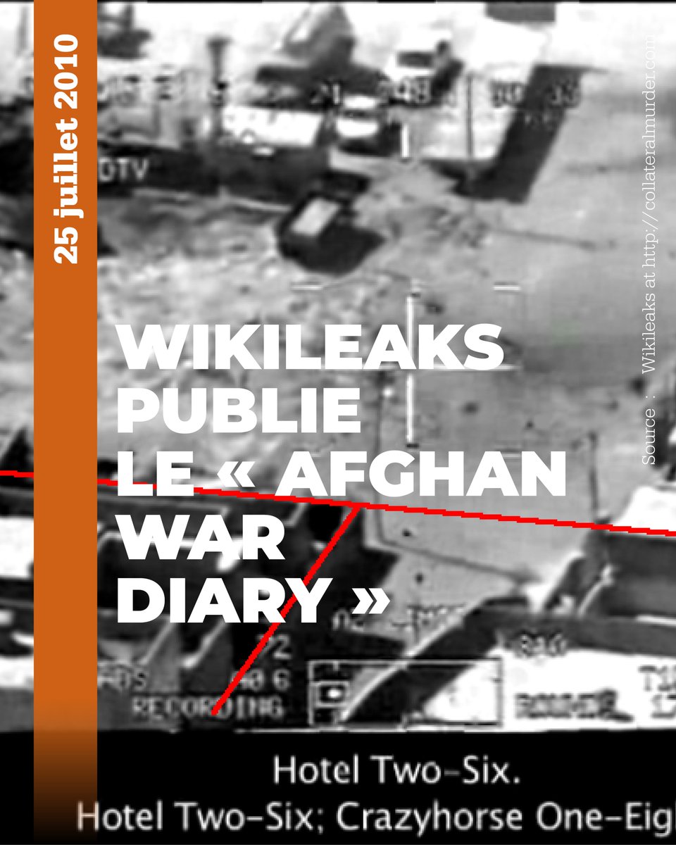 IiReMMO's tweet image. #AujourdhuiDansLHistoire | 📅 Le 25 juillet 2010, #WikiLeaks, fondé par #JulianAssange et défendu par @anatolium publie l’#AfghanWarDiary : 75 000 rapports révèlent les mensonges des USA sur la guerre en Afghanistan. Un tournant pour la transparence et les lanceurs d’alerte.