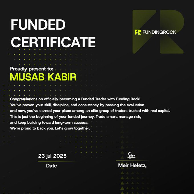 MusabFx_'s tweet image. Just smashed My funded Account with Fundings Rock! Payout incoming, I have to share this because I’m so excited, haha. finally! @FundingRock let’s make it rain!