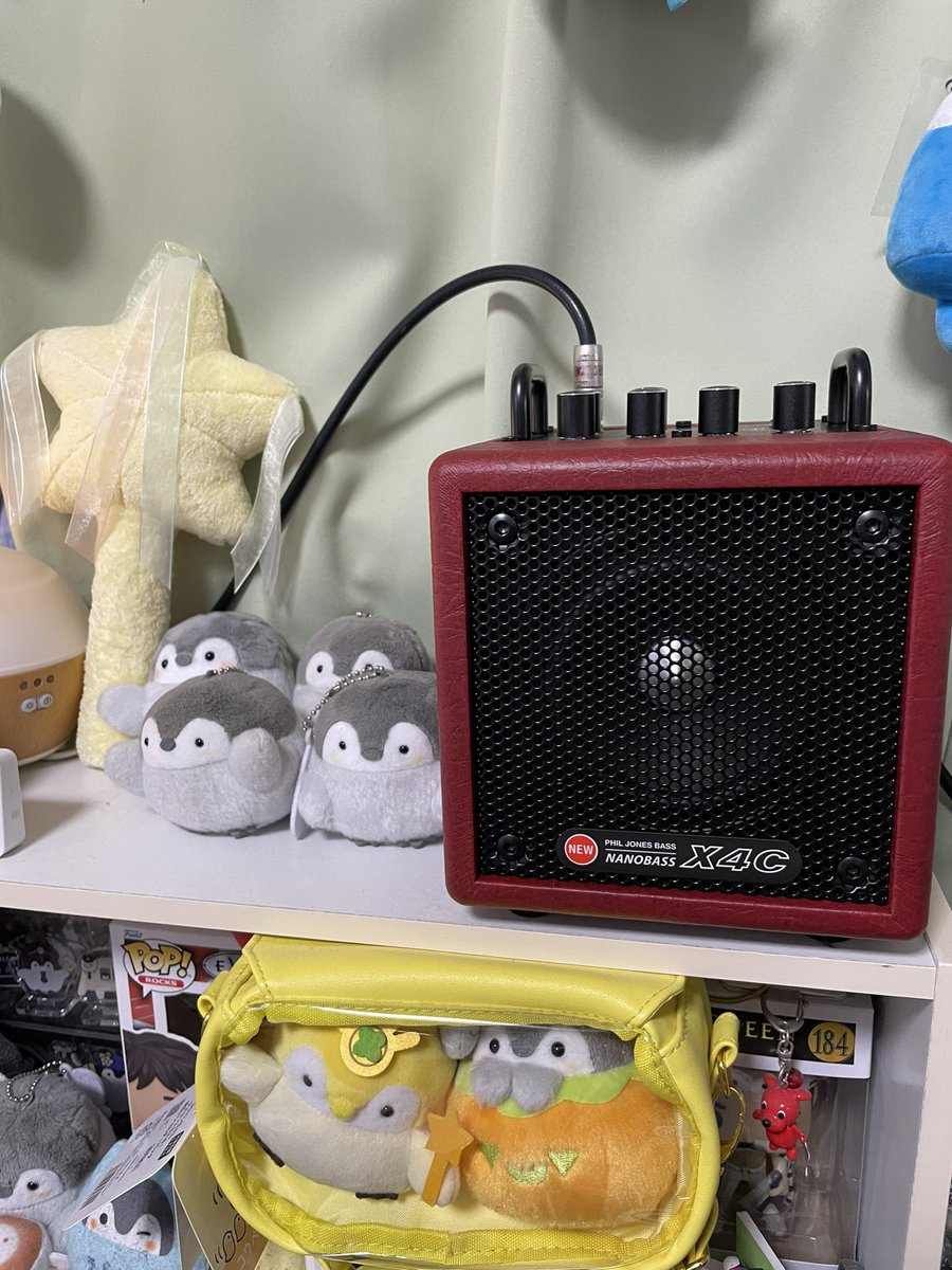 tomozo0606's tweet photo. 素晴らしい！自宅使用での小さめの音量においては、変に歪んだりせず、そこそこの奥行きも感じる充分にベースらしい音がします。このサイズ、この価格でこのクオリティは他ではなかなか手に入らないと思う〜
#philjonesbass  #x4c 
#コウペンちゃん https://t.co/MroT17si1F