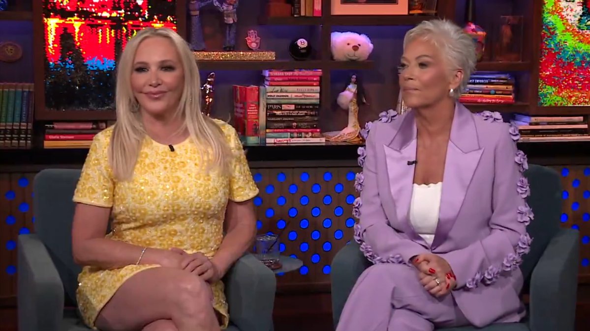 dorindadeadly's tweet image. The concept of Shannon Storms Beador being in the company of Denise Welch, it’s all so… confusing!
