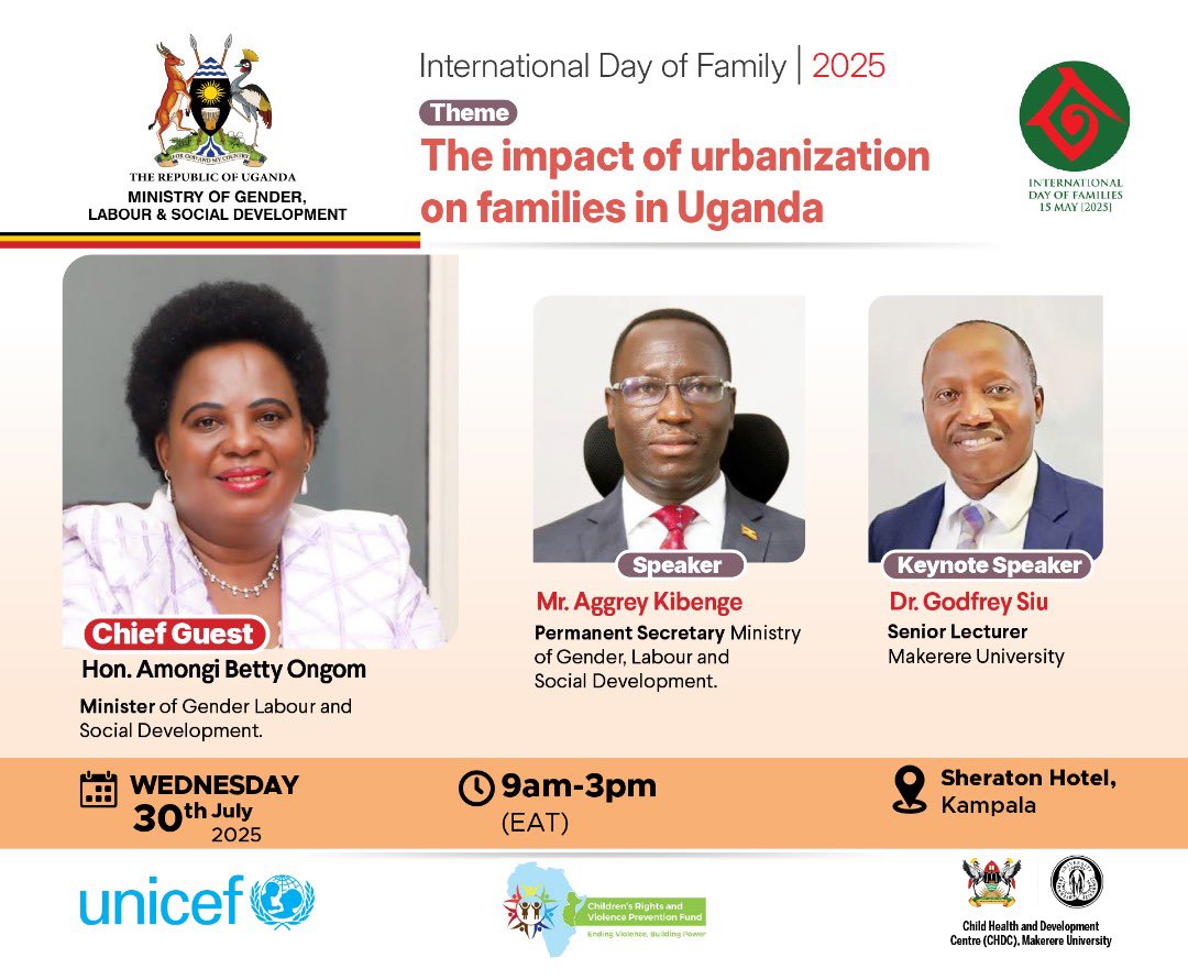 Children's Rights and Violence Prevention Fund (@crvpf1) on Twitter photo 📢 Join us this Wednesday, 30th July 2025, for the International Day of Families dialogue.
<a href="/CRVPF1/">Children's Rights and Violence Prevention Fund</a> is proud to support this important event and will be exhibiting how we work with community organizations to drive solutions that strengthen families and prevent violence.
More ⬇️ 📢 Join us this Wednesday, 30th July 2025, for the International Day of Families dialogue.
<a href="/CRVPF1/">Children's Rights and Violence Prevention Fund</a> is proud to support this important event and will be exhibiting how we work with community organizations to drive solutions that strengthen families and prevent violence.
More ⬇️