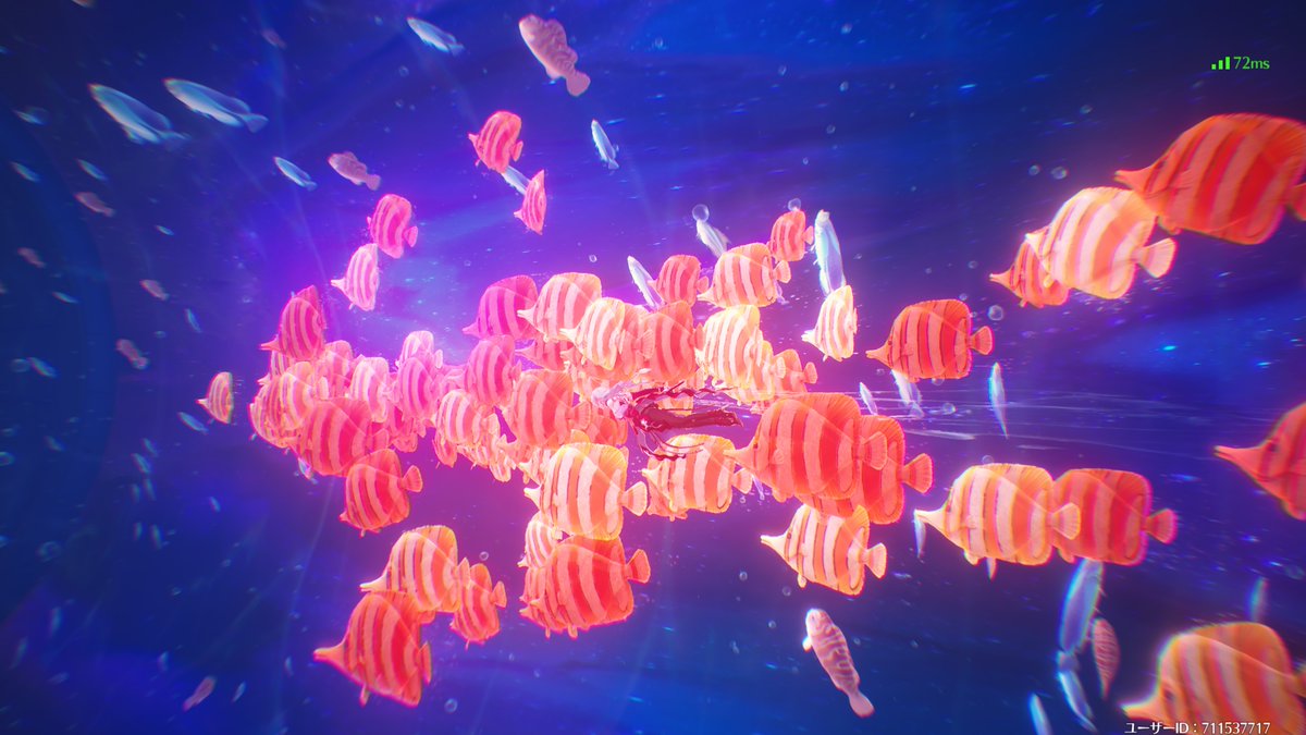 mijima_game's tweet image. 泳いでいると魚群に覆われる。
sky味がある。
#鳴潮 #sky星を紡ぐ子どもたち