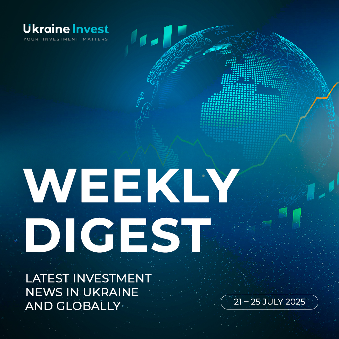 ⚡ This is a weekly digest of news about investment and business development in Ukraine and the world from the #UkraineInvest team ➡ ukraineinvest.gov.ua/en/news/weekly…