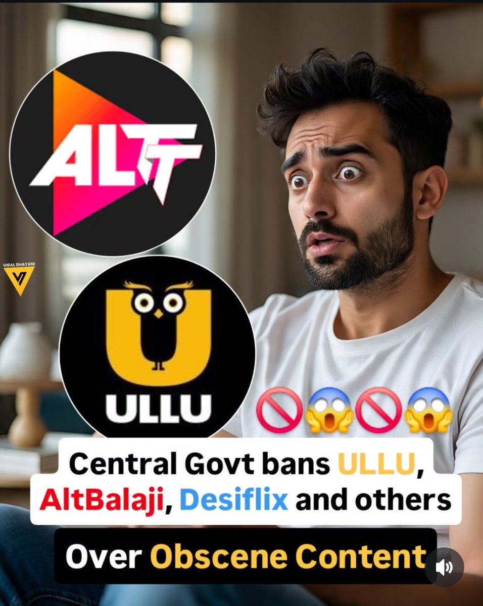 Adult Content APP Ban 

गवर्नमेंट का पहला अच्छा काम 😎