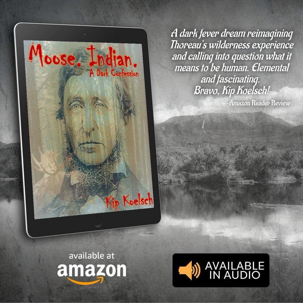 KipAuthor's tweet image. Prompted by Henry David Thoreau’s reported last words, this short story is a dark reimagining of his first trip to the Maine Woods—as he recalls an uncomfortably gruesome truth on his deathbed.  

Moose. Indian.: A Dark Confession a.co/d/hkJCzwQ

 #shortstory #Thoreau