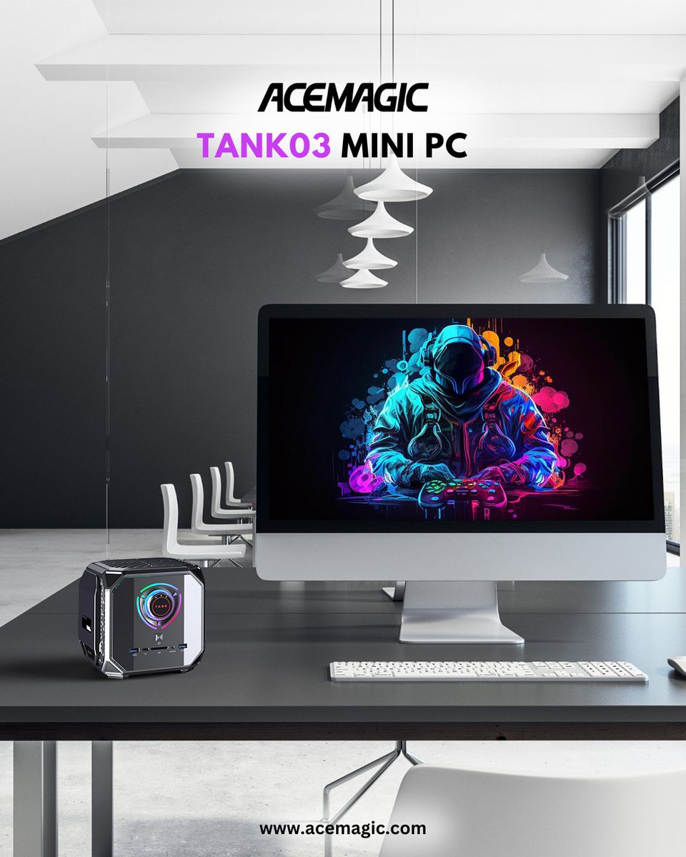 Acemagic_MiniPC's tweet image. 🎮🔥 [ #ACEMAGICTANK03 Intel Core i9-12900H Gaming #MiniPC ] 🖥️⚡ This mini PC is pure adrenaline!!!

⚡Get yours now before it&apos;s gone! Use Discount Code: 𝟳𝗔𝗖𝗘𝗙𝗔𝗡𝟯 to enjoy 3% OFF—available only at 𝗮𝗰𝗲𝗺𝗮𝗴𝗶𝗰.𝗰𝗼𝗺 🏷️✂️💲
🛒bit.ly/acemagic_tank0…

#ACEMAGICMiniPC…