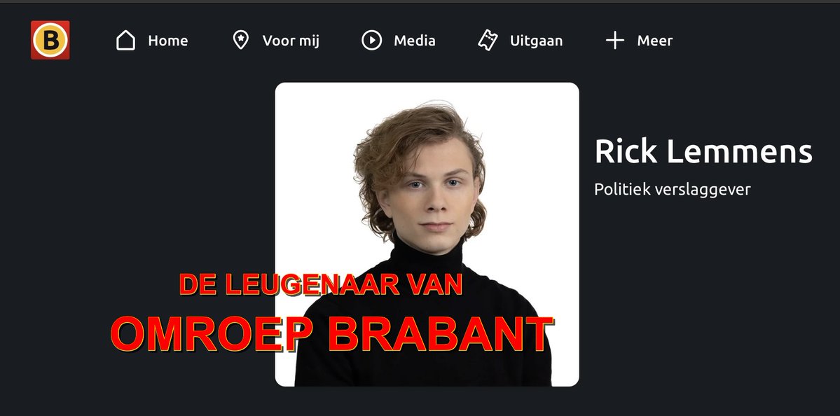 AshgateScott's tweet image. De journalistieke smeerpijpen @NOS en @omroepbrabant 🤮🤮🤮 De totale onbetrouwbaarheid is weer eens bewezen... Gadverdamme