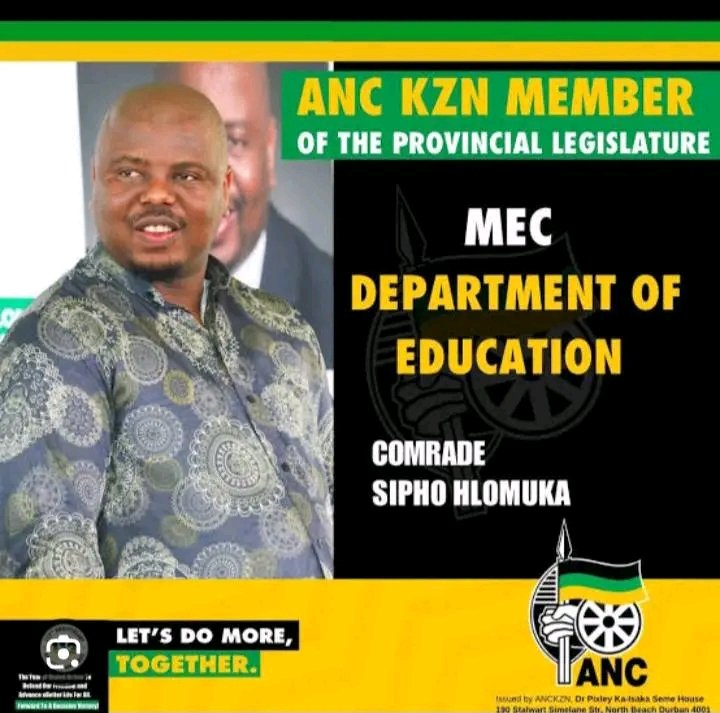 It's false that MEC Sipho Hlomuka only opened the company and then transferred it to a relative. It won tenders in his name.

NB: See the thread