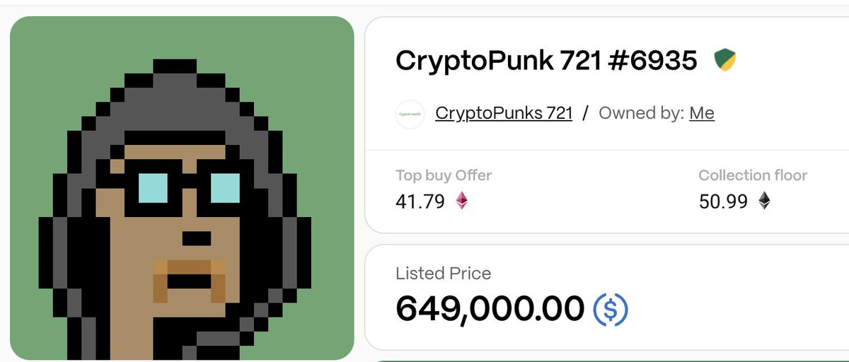 Cheapest Hoodie Punk listed ... 

this one is on <a href="/gondixyz/">GONDI</a> 

When it sells, I will make the biggest move of my web3 journey 💯🔥 for the culture