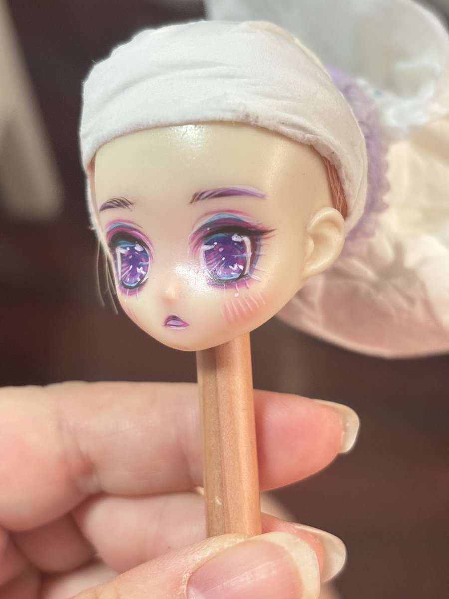 Tensuiimulation's tweet image. doll makeup working