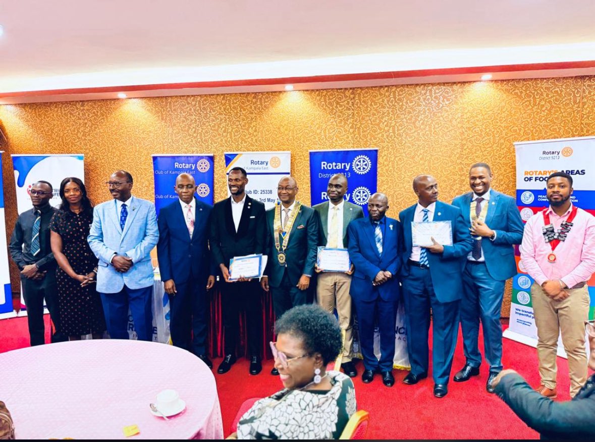 rctkampalaeast's tweet image. A proud moment for Rct Kampala East! 🌟
Our very own former president @newocamp , has been officially inducted into Rotary Kampala East by our esteemed District Governor.
Congratulations on this remarkable transition in service!
#theship
#greatlakers