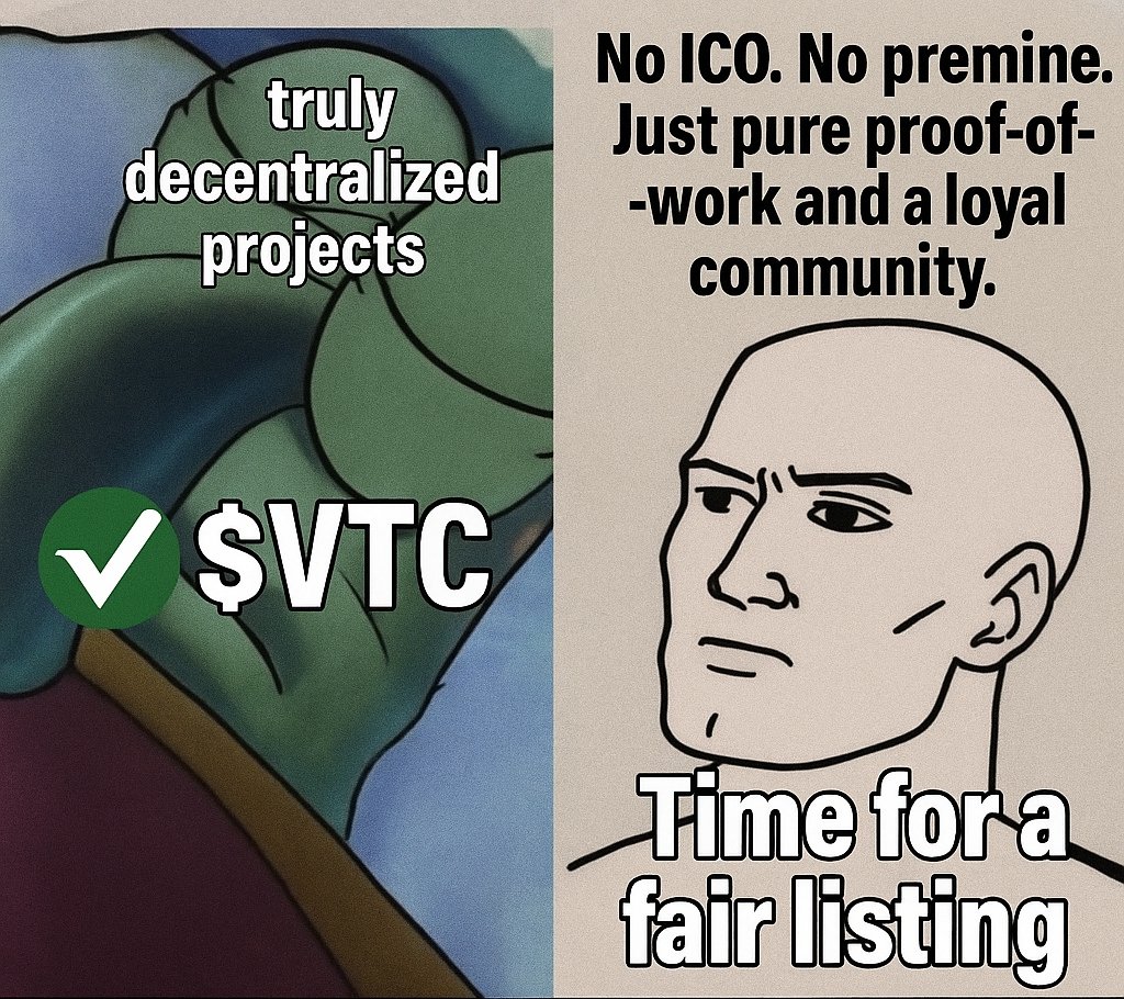 Doraingray9's tweet image. Why is @gate_io sleeping on truly decentralized projects like $VTC? 💤
No ICO. No premine. Just pure proof-of-work and a loyal community. 🔨💚
Time for a fair listing.
#Vertcoin #FairLaunch #GateIO #CryptoJustice